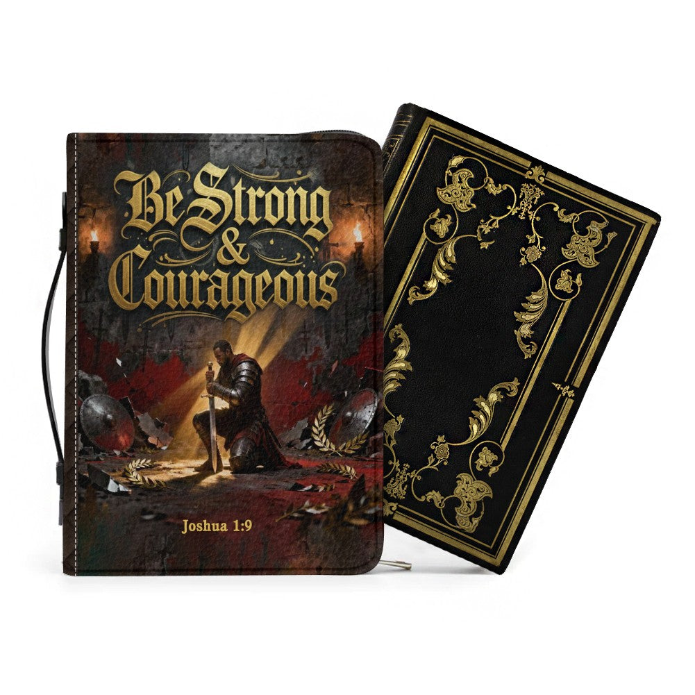 Personalized Bible Cover for Men – Custom Name & Bible Verse | CHRISTIANARTBAG CAB011926