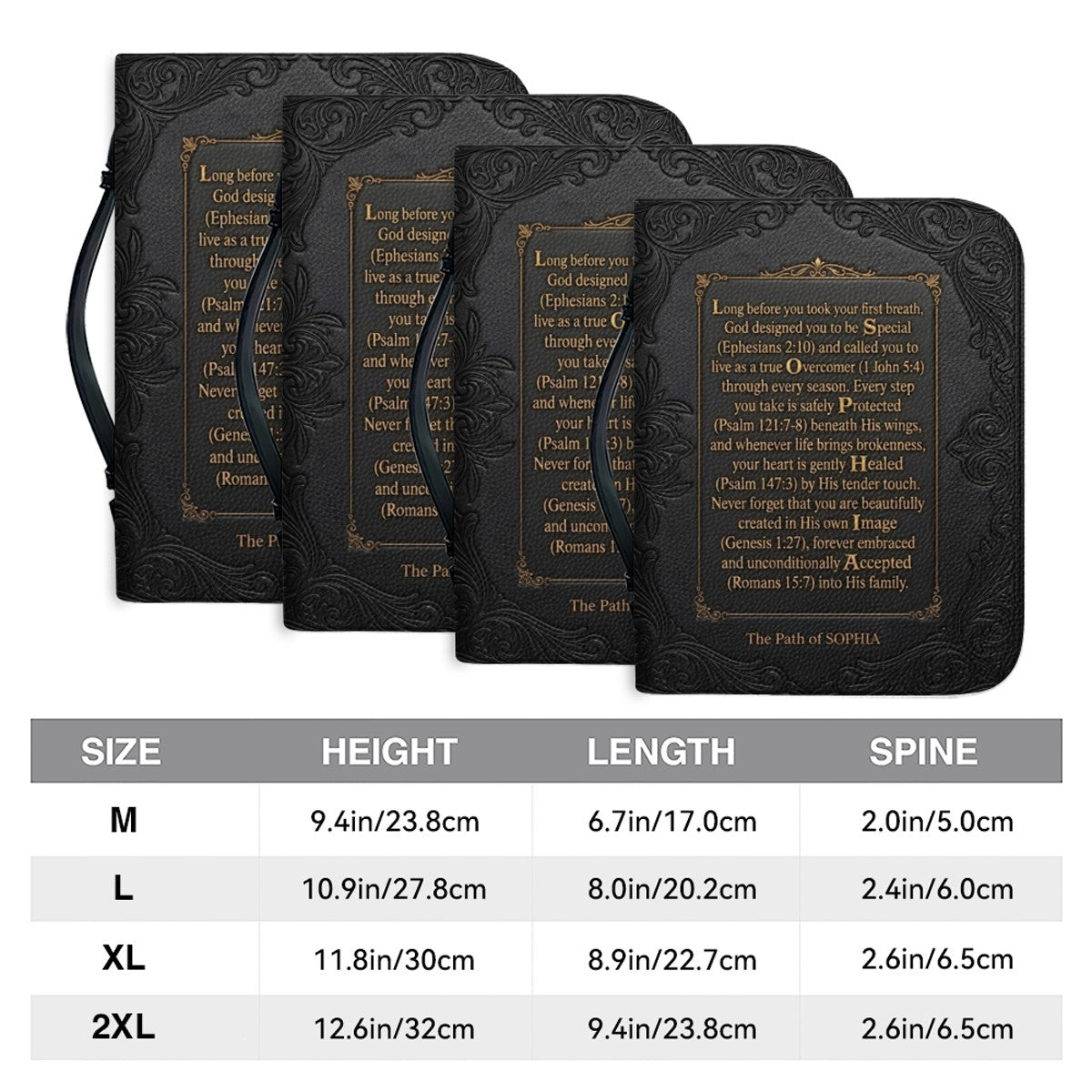 Personalized Name Acrostic Bible Story Cover | Custom Colors & Verses - CHRISTIANARTBAG 01090426