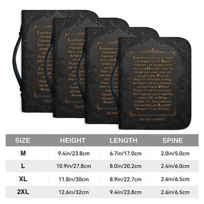 Personalized Name Acrostic Bible Story Cover | Custom Colors & Verses - CHRISTIANARTBAG 01090426