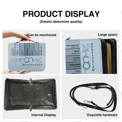 CHRISTIANARTBAG Bible Cover - Uncover the sacred meaning of your name - Personalized Bible Cover, CABBBCV011626