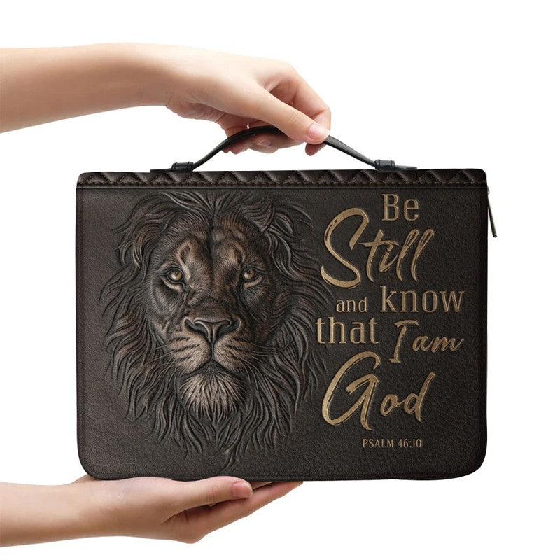CHRISTIANARTBAG Personalized Armor of God Lion Leather Bible Cover CAB02092426