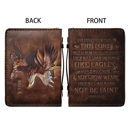 Christianart Bible Cover, But Those Who Hope In The Lord Isaiah 40 31, Personalized Gifts for Pastor, Gifts For Women, Gifts For Men.