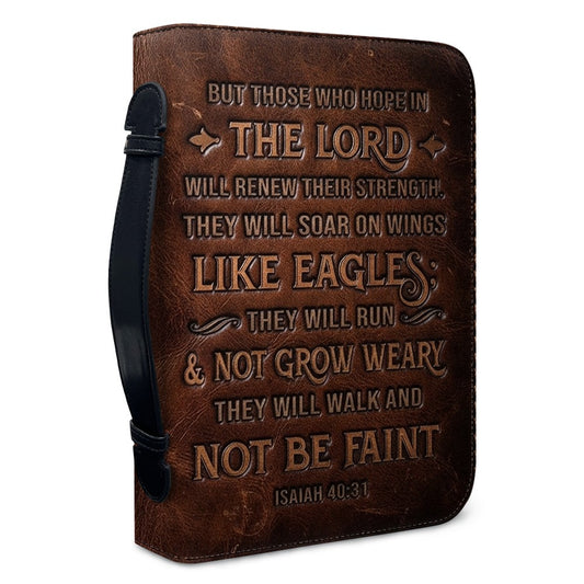 Christianart Bible Cover, But Those Who Hope In The Lord Isaiah 40 31, Personalized Gifts for Pastor, Gifts For Women, Gifts For Men.