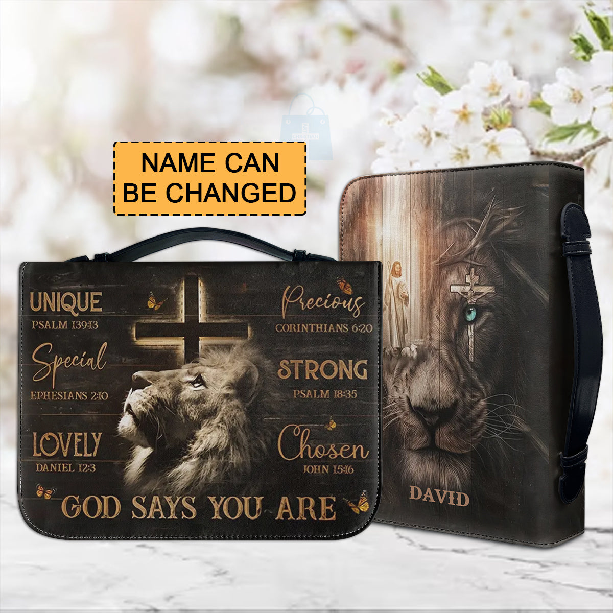 Christianartbag Bible Cover, GOD Says You Are Bible Cover, Personalized Bible Cover, Bible Cover For Men, Christian Gifts, CAB02061023. - Christian Art Bag