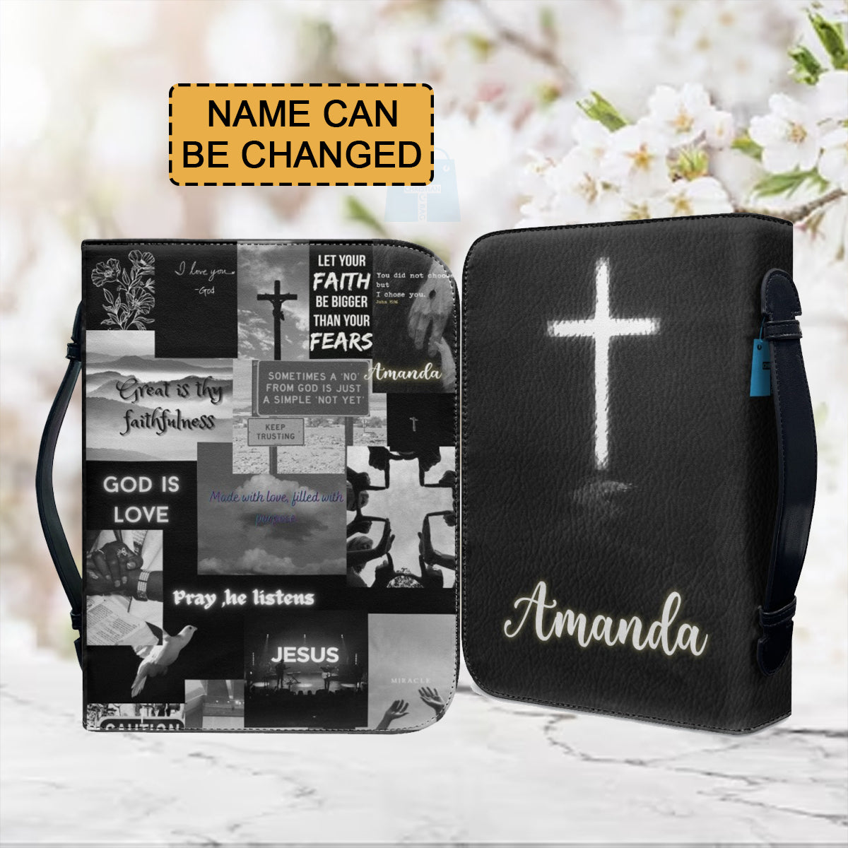 Christianartbag Bible Cover, My Bible Affirmations Bible Cover, Personalized Bible Cover, Daily Bible Cover, Christian Gifts, CAB03281023. - Christian Art Bag