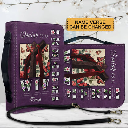 CHRISTIANARTBAG Bible Cover - Personalized Bible Cover – Customizable with Your Name, Favorite Verse & Inspiring Design – CHRISTIANARTBAG - CAB01110624.