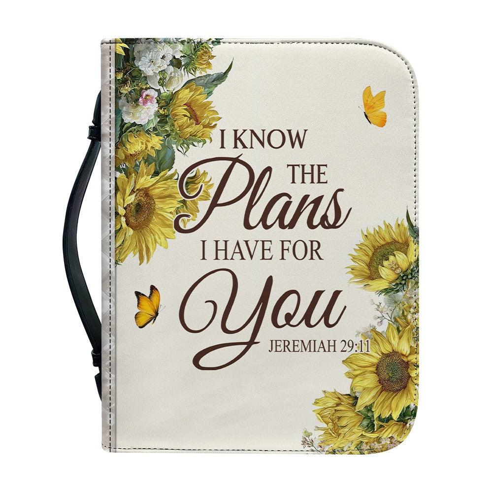 Personalized Sunflower Leather Bible Cover by CHRISTIANARTBAG - Custom Verse & Name Bible Carrying Case with Strap