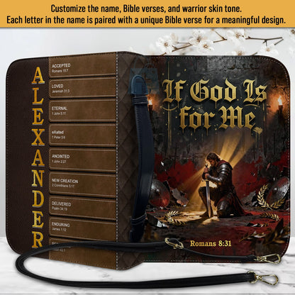 Personalized Bible Cover for Men – Custom Name & Bible Verse | CHRISTIANARTBAG CAB011926