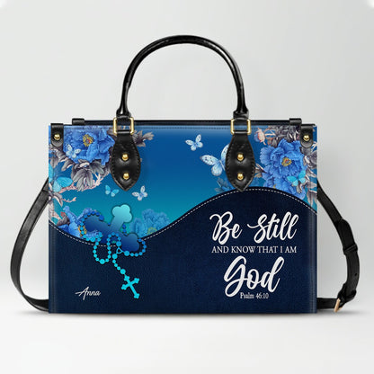 Personalized Christian Leather Handbag for Women – Custom Name & Bible Verse – Inspirational Faith Purse by CHRISTIANARTBAG