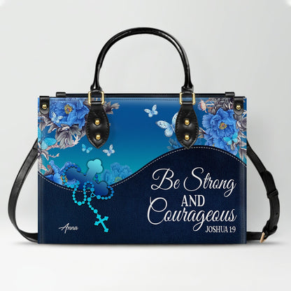 Personalized Christian Leather Handbag for Women – Custom Name & Bible Verse – Inspirational Faith Purse by CHRISTIANARTBAG