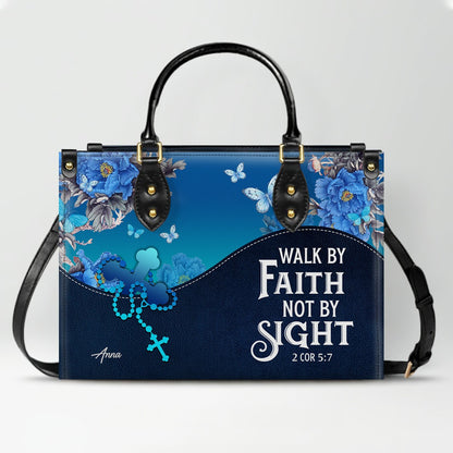 Personalized Christian Leather Handbag for Women – Custom Name & Bible Verse – Inspirational Faith Purse by CHRISTIANARTBAG