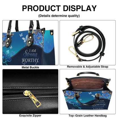 Personalized Christian Leather Handbag for Women – Custom Name & Bible Verse – Inspirational Faith Purse by CHRISTIANARTBAG