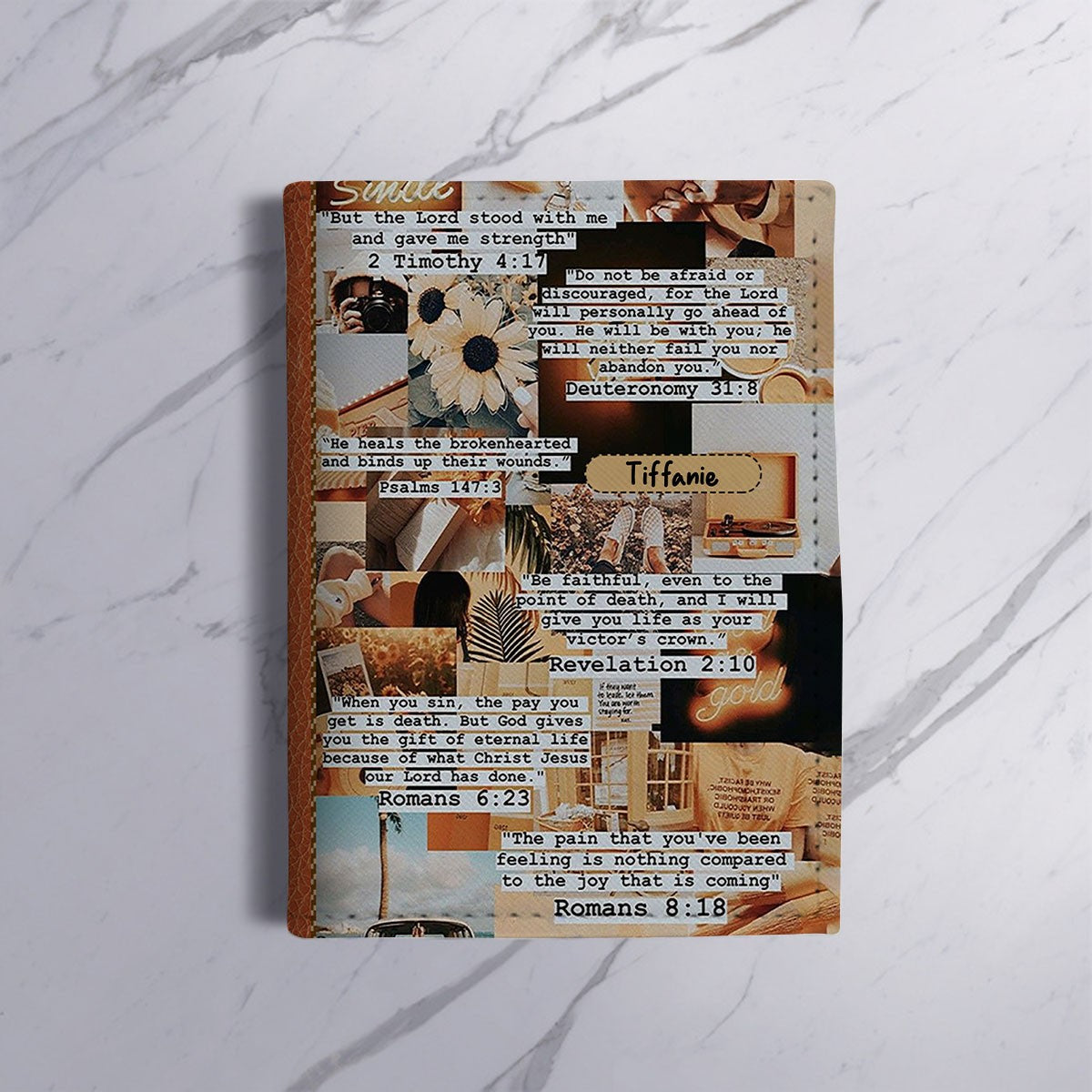 Personalized Christian Passport Cover with Bible Verses – Custom Travel Wallet by CHRISTIANARTBAG