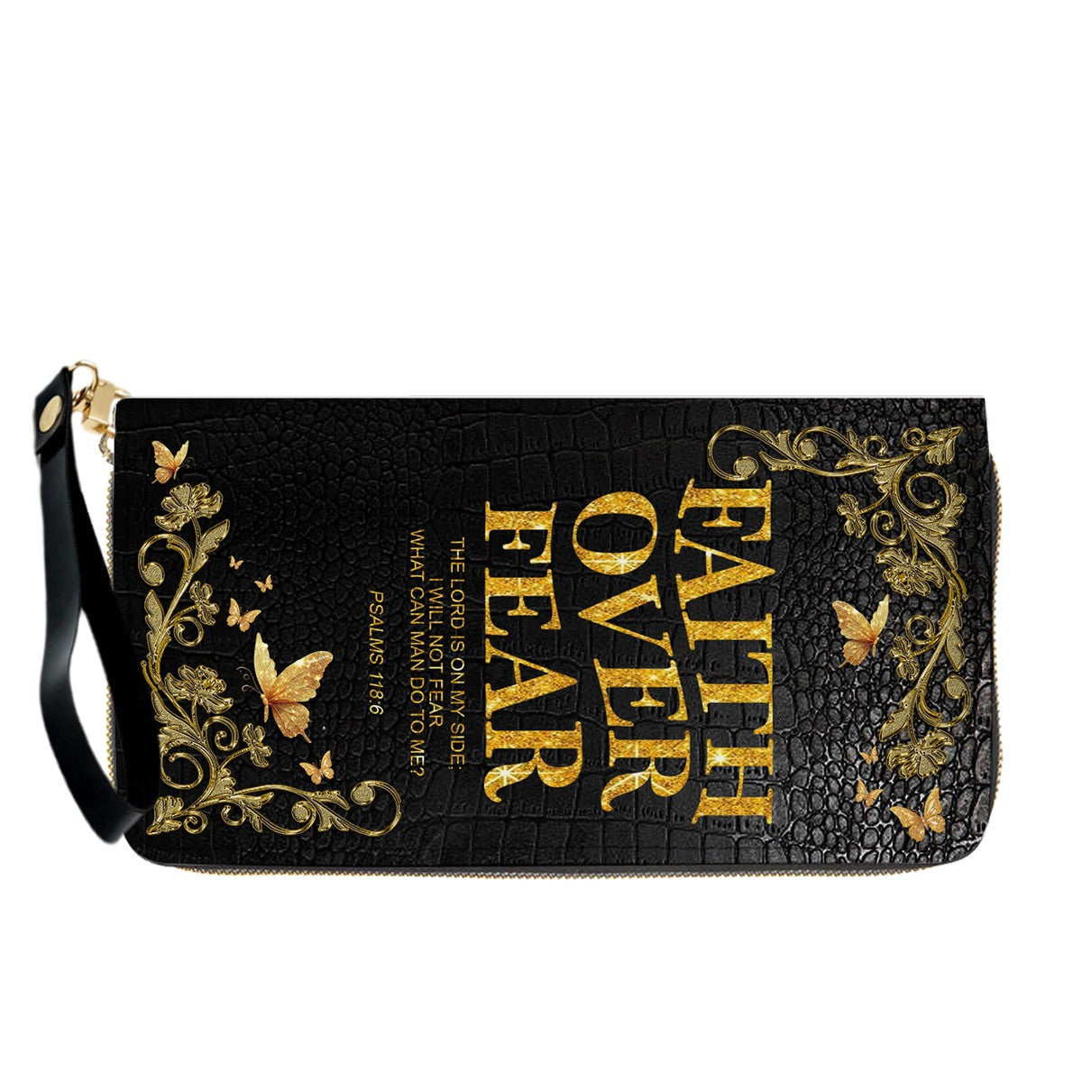 CHRISTIANARTBAG Personalized Leather Handbag & Wallet Set - Custom Name | Christian Gift | CHRISTIANARTBAG CAB014226