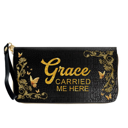 CHRISTIANARTBAG Personalized Leather Handbag & Wallet Set - Custom Name | Christian Gift | CHRISTIANARTBAG CAB014226