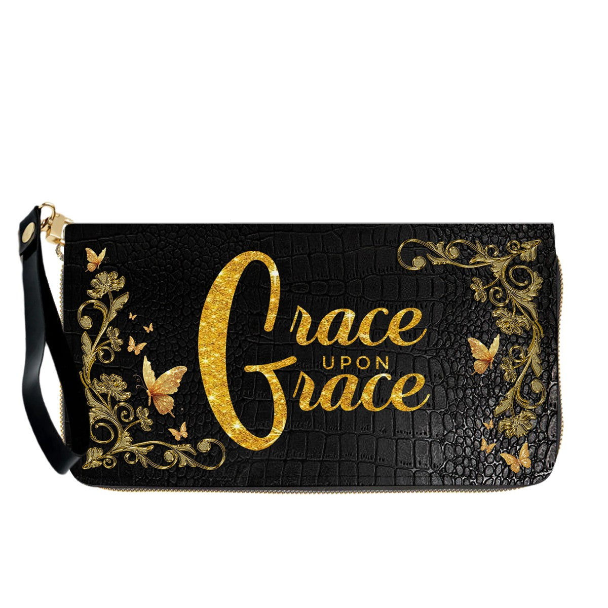 CHRISTIANARTBAG Personalized Leather Handbag & Wallet Set - Custom Name | Christian Gift | CHRISTIANARTBAG CAB014226