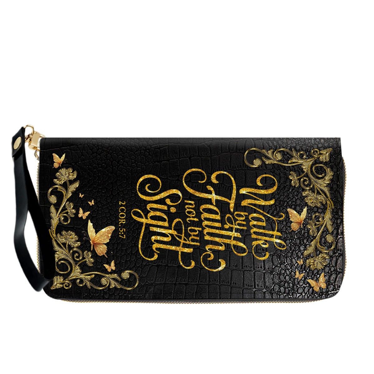 CHRISTIANARTBAG Personalized Leather Handbag & Wallet Set - Custom Name | Christian Gift | CHRISTIANARTBAG CAB014226