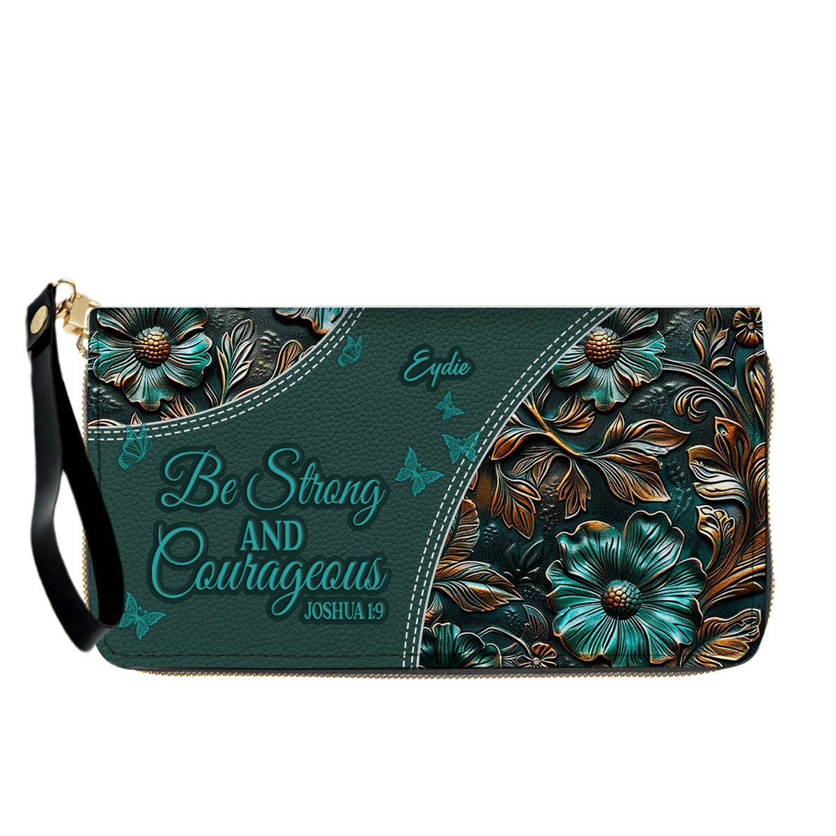 Personalized Christian Handbag with Bible Verses – Custom Name Faith Gift - CAB 120525