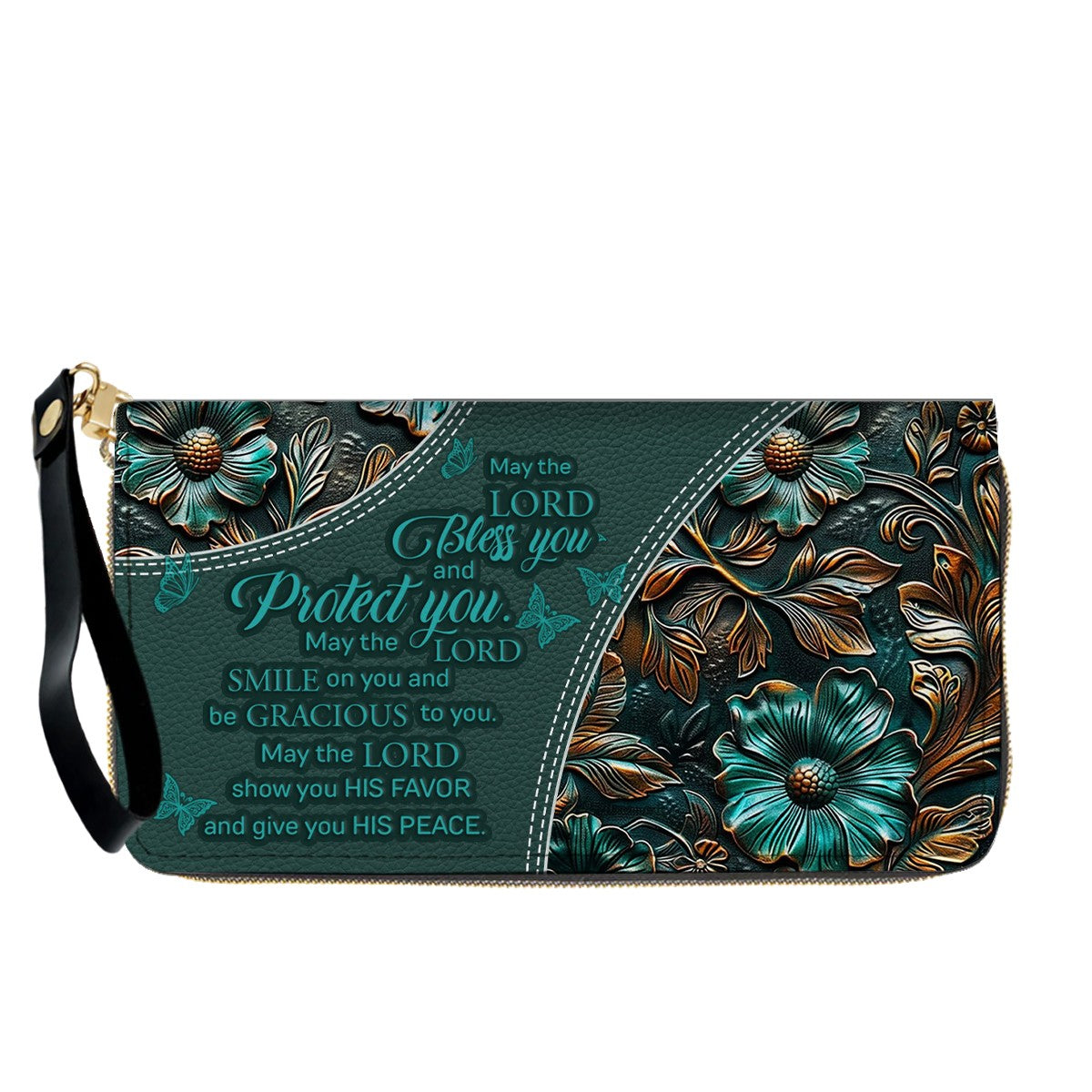 Personalized Christian Handbag with Bible Verses – Custom Name Faith Gift - CAB 120525