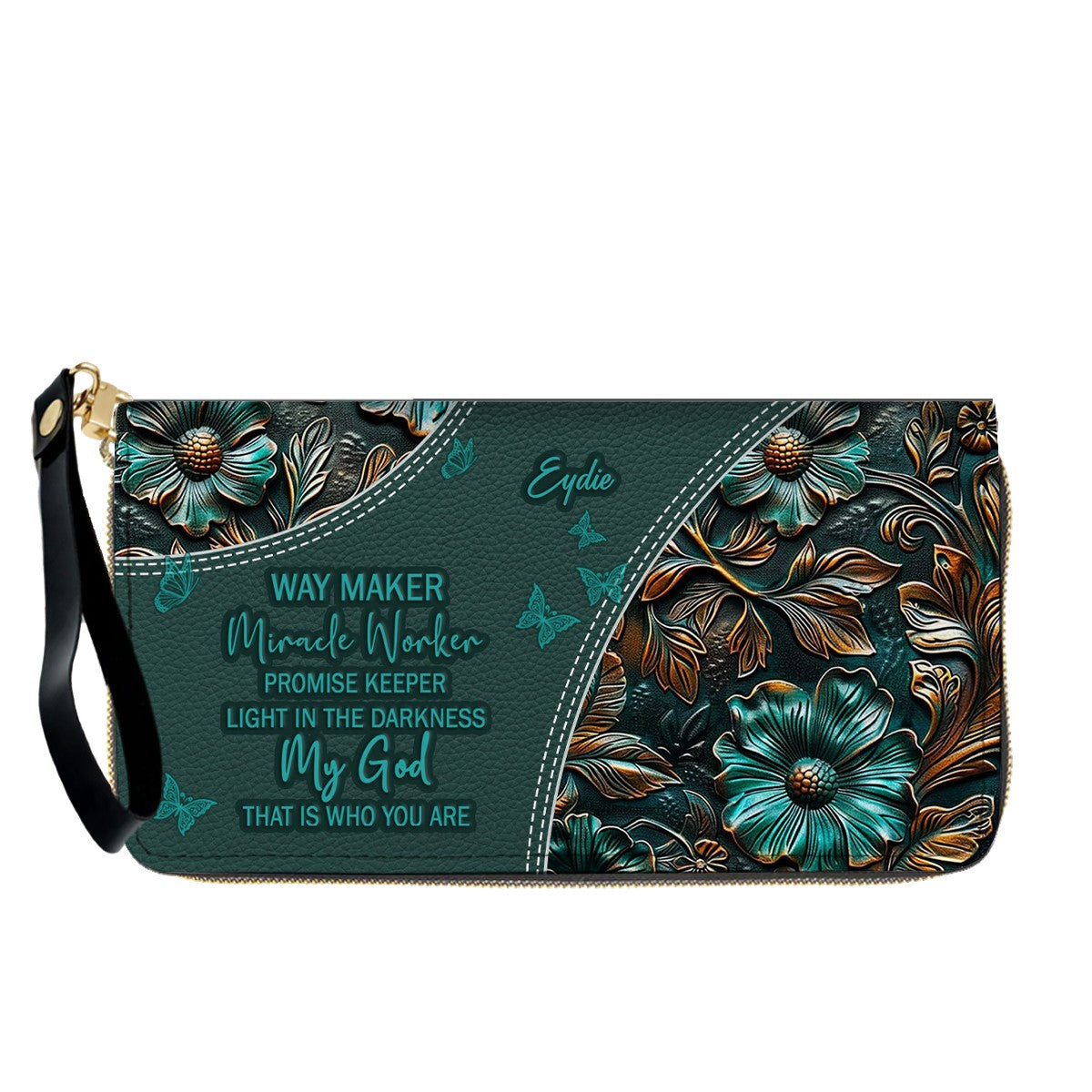 Personalized Christian Handbag with Bible Verses – Custom Name Faith Gift - CAB 120525