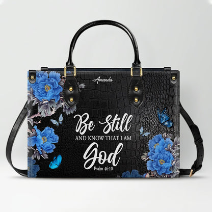 Personalized Christian Leather Handbag & Long Wallet Set – Christian Bible Verse Bag | CHRISTIANARTBAG CAB01012326