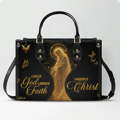 Personalized Christian Leather Handbag & Wallet Set | CHRISTIANARTBAG™ Faith Gift for Women
