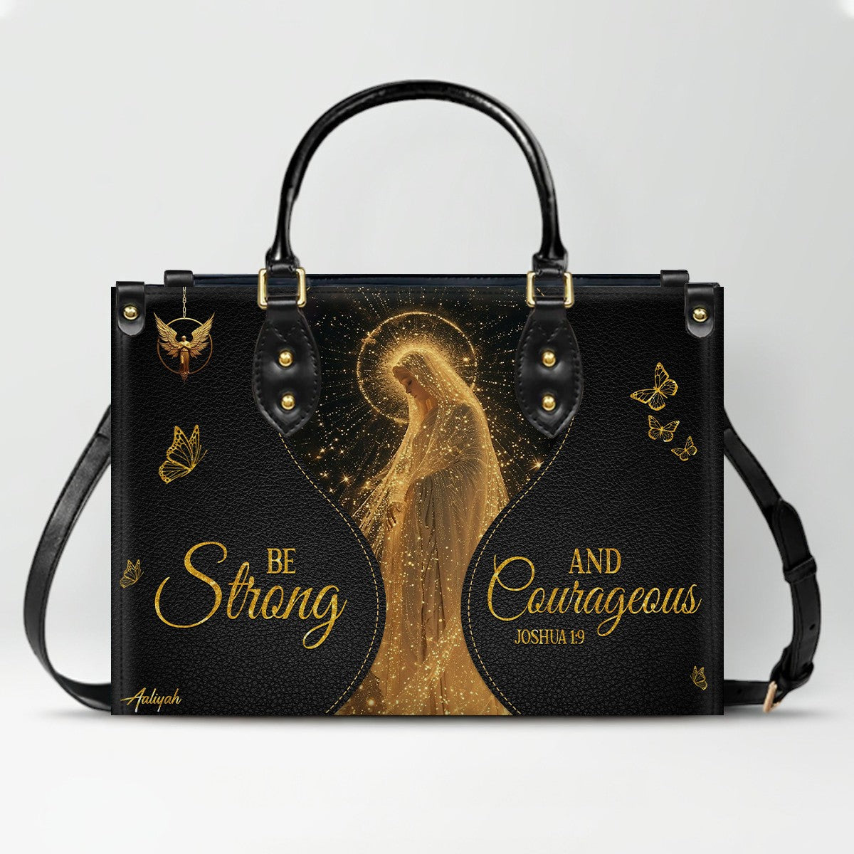 Personalized Christian Leather Handbag | CHRISTIANARTBAG™ Faith Gift for Women