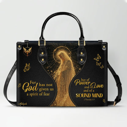 Personalized Christian Leather Handbag | CHRISTIANARTBAG™ Faith Gift for Women
