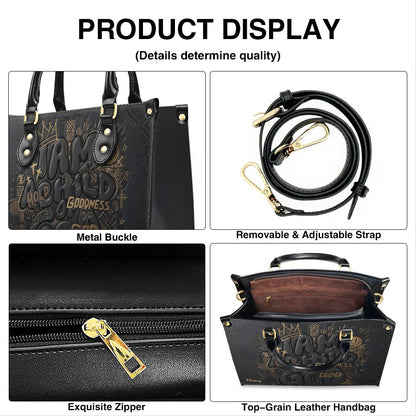 CHRISTIANARTBAG Personalized Leather Handbag - Custom Name "I Am Child Of GOD" Faith Purse cab01101626
