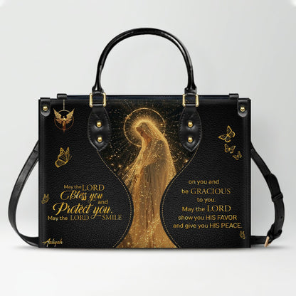 Personalized Christian Leather Handbag | CHRISTIANARTBAG™ Faith Gift for Women