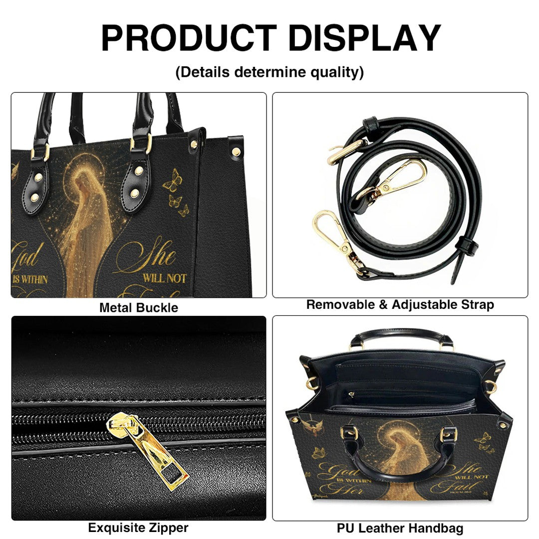Personalized Christian Leather Handbag & Wallet Set | CHRISTIANARTBAG™ Faith Gift for Women