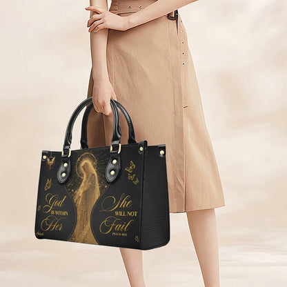 Personalized Christian Leather Handbag & Wallet Set | CHRISTIANARTBAG™ Faith Gift for Women