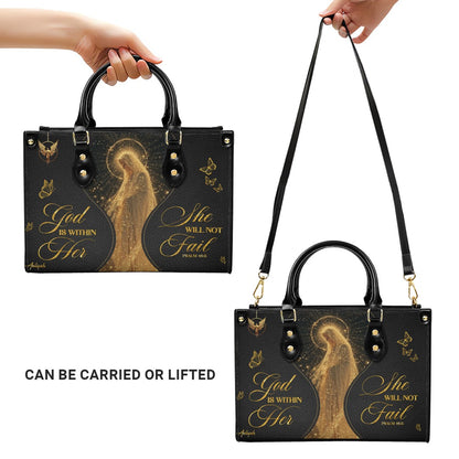 Personalized Christian Leather Handbag | CHRISTIANARTBAG™ Faith Gift for Women