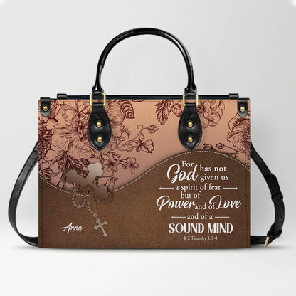 Personalized Christian Leather Handbag – Custom Bible Verse Purse for Women | CHRISTIANARTBAG