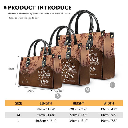 SET – Personalized Leather Handbag & Clutch | Christian Gift by CHRISTIANARTBAG