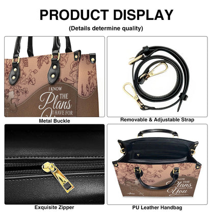 SET – Personalized Leather Handbag & Clutch | Christian Gift by CHRISTIANARTBAG