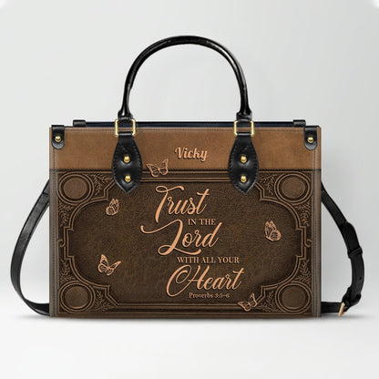 Custom Scripture Leather Tote & Wallet Set | Personalized Faith Gifts by CHRISTIANARTBAG CAB01042026