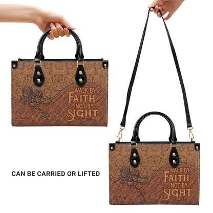 Personalized Christian Leather Handbag for Women - Custom Bible Verse Western Style Tote Bag CAB12325