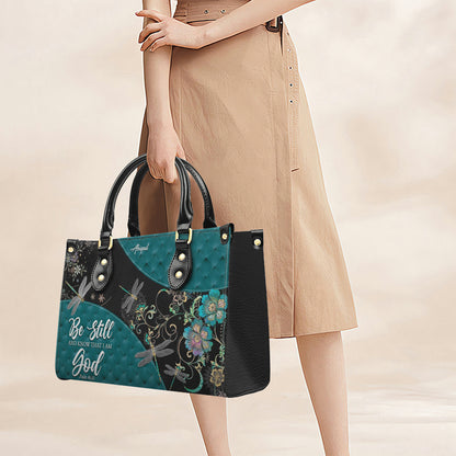 Personalized Christian Leather Handbag for Women – Custom Name & Bible Verse | CHRISTIANARTBAG CAB01121925