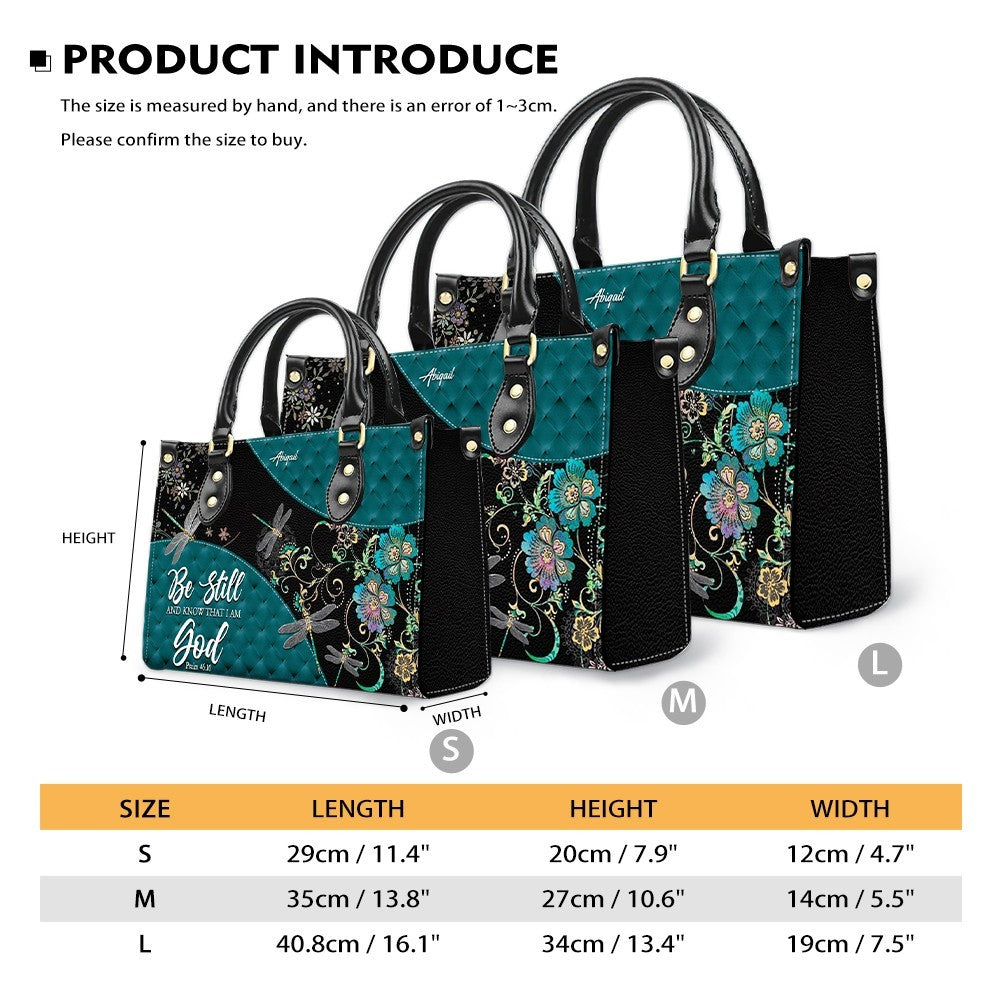Personalized Christian Leather Handbag for Women – Custom Name & Bible Verse | CHRISTIANARTBAG CAB01121925