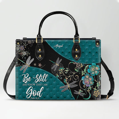 Personalized Christian Leather Handbag for Women – Custom Name & Bible Verse | CHRISTIANARTBAG CAB01121925