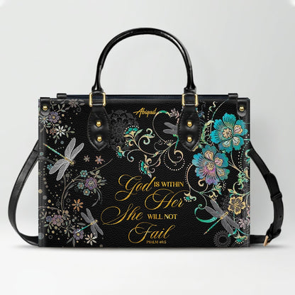 Personalized Christian Handbag for Women – Custom Name & Bible Verse Faith Bag CAB01121825