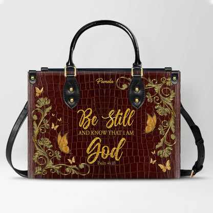 CHRISTIANARTBAG Handbags Albino Croc - Custom Bible Verses Name & Color - Personalized Leather Handbag - CABLTB04012226