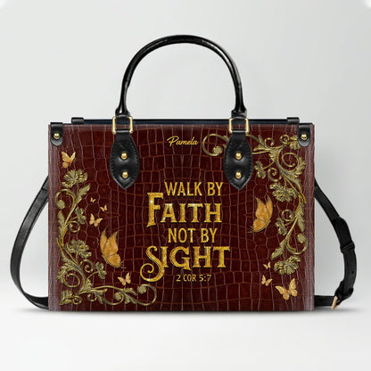 CHRISTIANARTBAG Handbags Albino Croc - Custom Bible Verses Name & Color - Personalized Leather Handbag - CABLTB04012226
