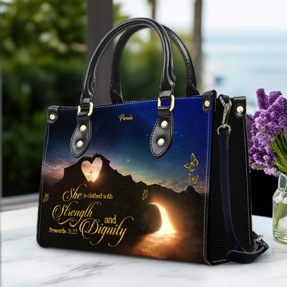 Personalized Christian Handbag – Custom Bible Verse Purse for Women, Faith Gift, Religious Tote, Christian Gift for Her