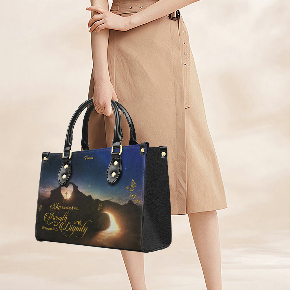 Personalized Christian Handbag – Custom Bible Verse Purse for Women, Faith Gift, Religious Tote, Christian Gift for Her