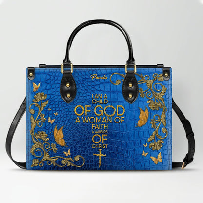 CHRISTIANARTBAG Handbags Albino Croc - Custom Bible Verses Name & Color - Personalized Leather Handbag - CABLTB04012226
