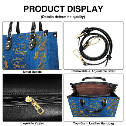 CHRISTIANARTBAG Handbags Albino Croc - Custom Bible Verses Name & Color - Personalized Leather Handbag - CABLTB04012226