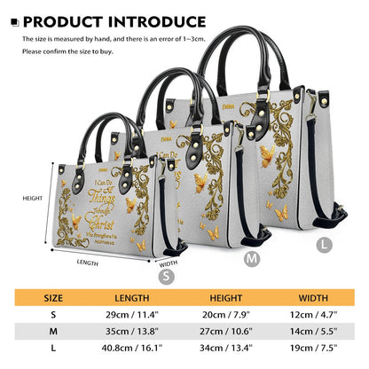 CHRISTIANARTBAG Personalized Leather Handbag & Long Wallet Set – Custom Name & Bible Verse Christian Purse Gift for Women - CAB01030226