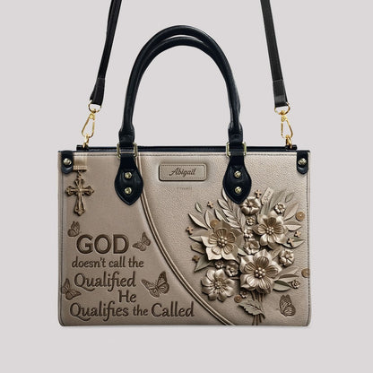 CHRISTIANARTBAG Personalized Leather Handbag | Personalized Christian Gift for Her | CHRISTIANARTBAG CAB0171126